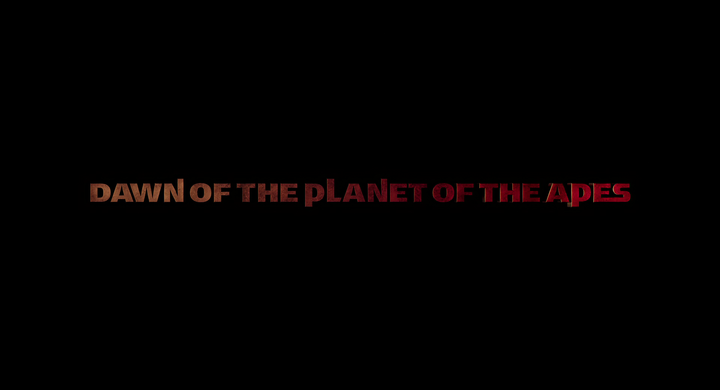 Title screen of Dawn of the Planet of the Apes
