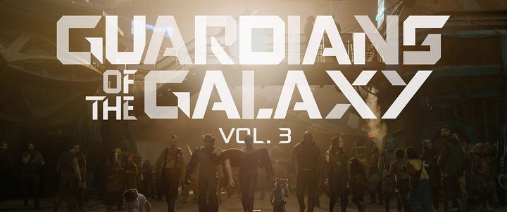 Title screen of Guardians of the Galaxy Vol. 3
