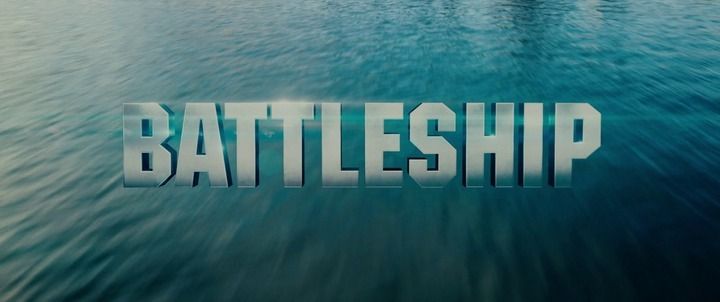 Title screen of Battleship