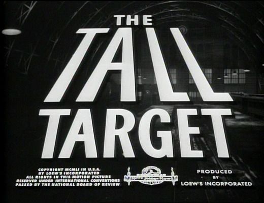 Title screen of The Tall Target