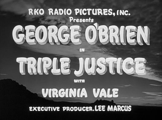 Title screen of Triple Justice