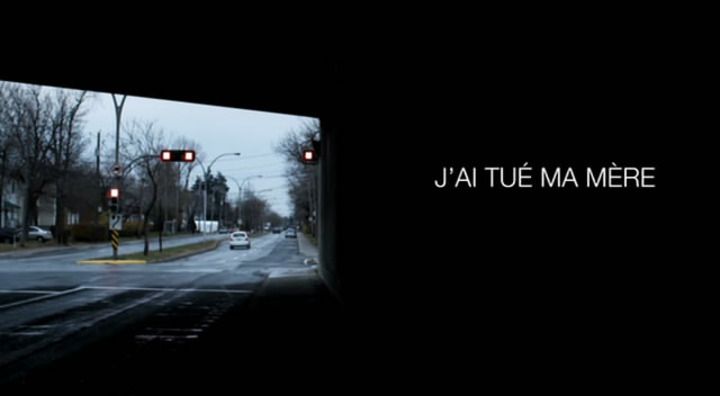 Title screen of J'ai tué ma mère