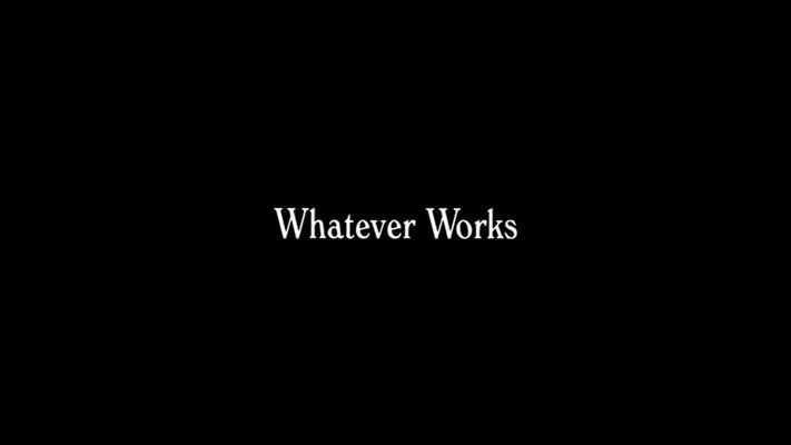 Title screen of Whatever Works