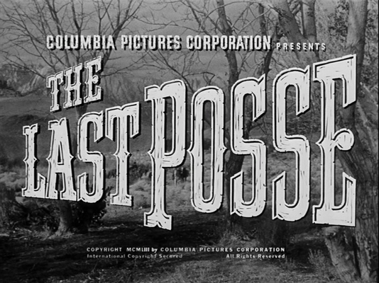 Title screen of The Last Posse