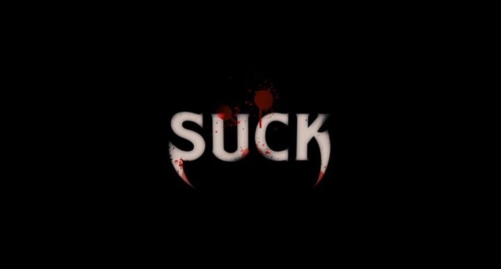 Title screen of Suck