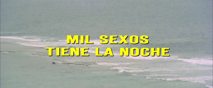 Title screen of Mil sexos tiene la noche