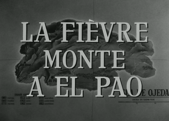 Title screen of La fièvre monte à El Pao