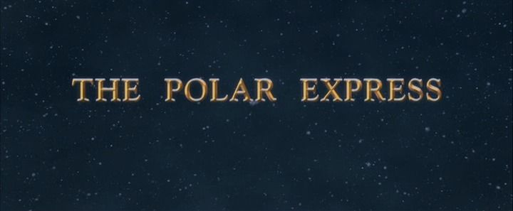 Title screen of The Polar Express