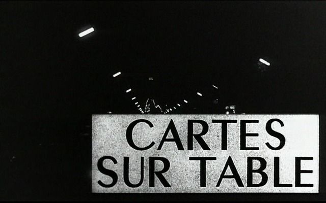 Title screen of Cartes sur table