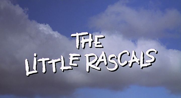 Title screen of The Little Rascals