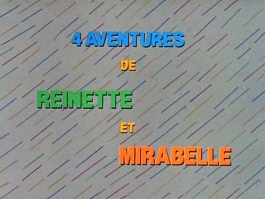 Title screen of 4 aventures de Reinette et Mirabelle
