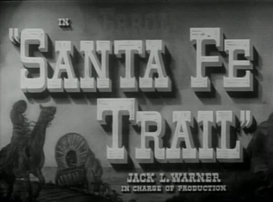 Title screen of Santa Fe Trail