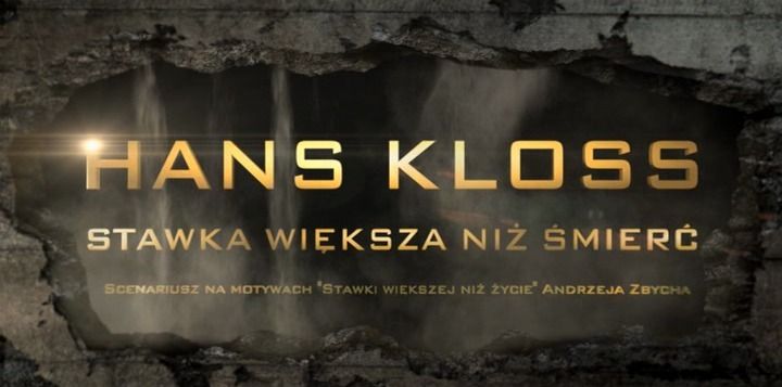 Title screen of Hans Kloss. Stawka wieksza niz smierc