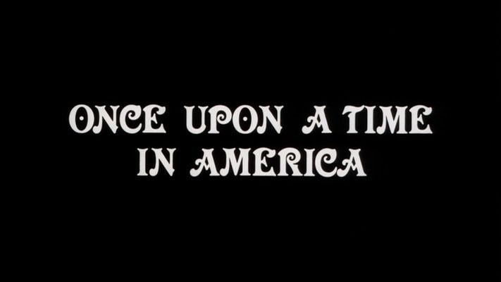 Title screen of Once Upon a Time in America