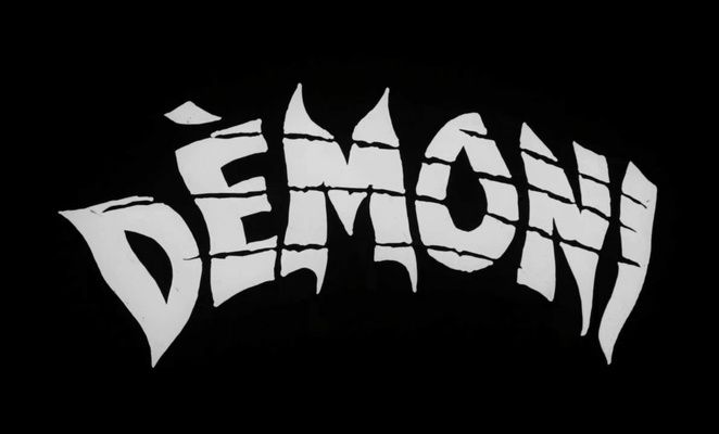 Title screen of Dèmoni