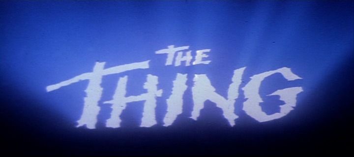 Title screen of The Thing