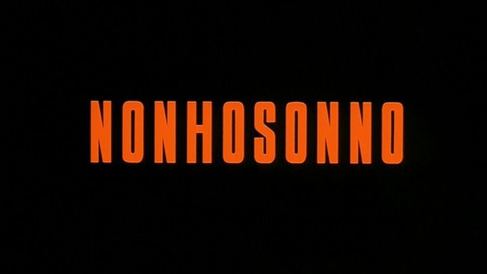 Title screen of Non ho sonno