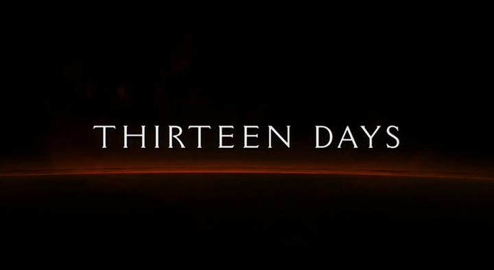 Title screen of Thirteen Days