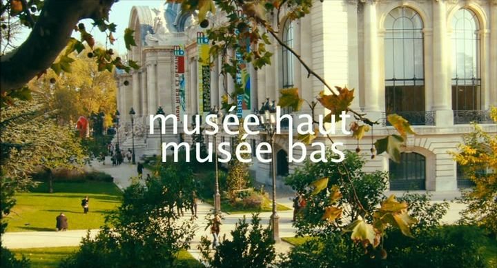 Title screen of Musée haut, musée bas
