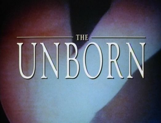 Title screen of The Unborn