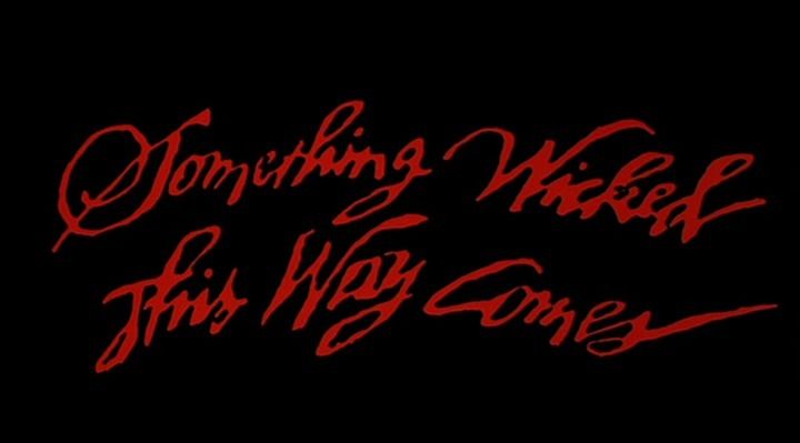 Title screen of Something Wicked This Way Comes