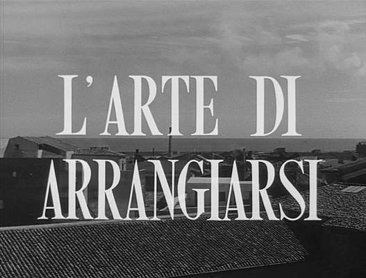 Title screen of L'arte di arrangiarsi