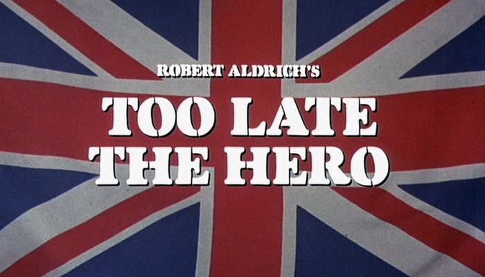 Title screen of Too Late the Hero