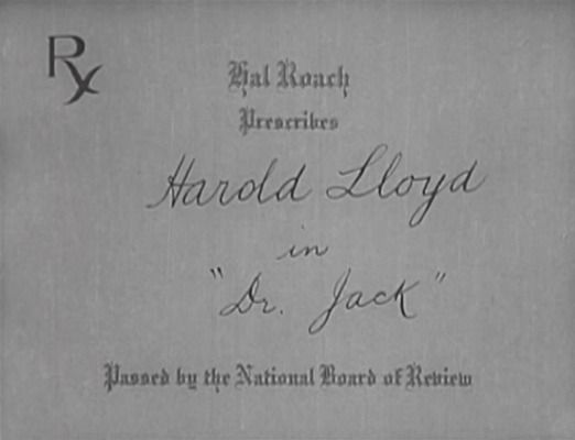 Title screen of Dr. Jack