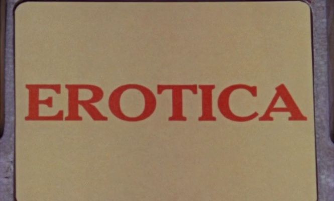 Title screen of Erotica