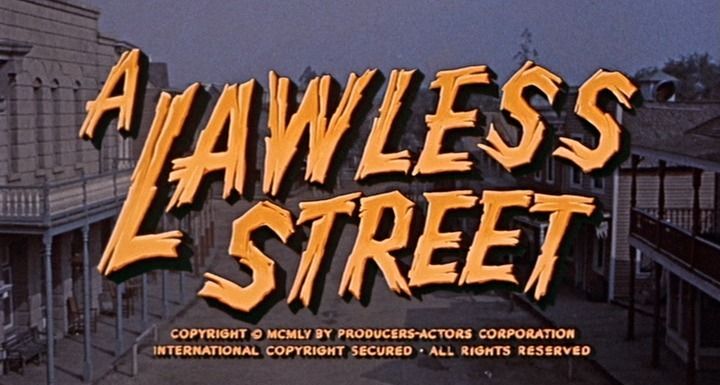 Title screen of A Lawless Street