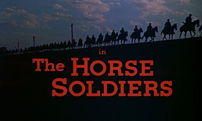 Title screen of The Horse Soldiers