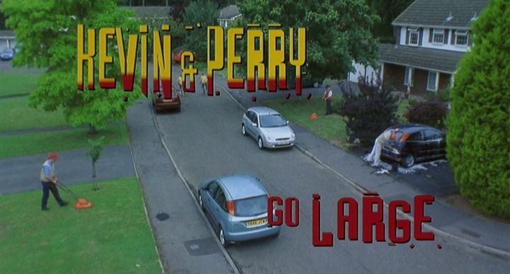 Title screen of Kevin & Perry Go Large