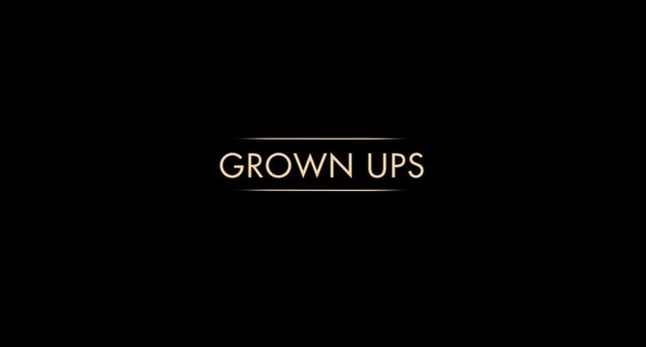 Title screen of Grown Ups