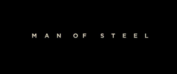Title screen of Man of Steel