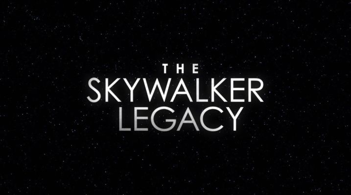 Title screen of The Skywalker Legacy