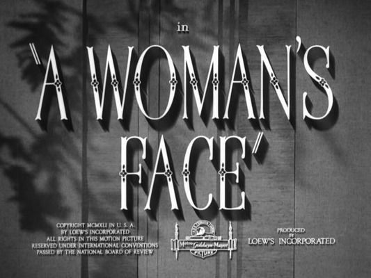 Title screen of A Woman's Face
