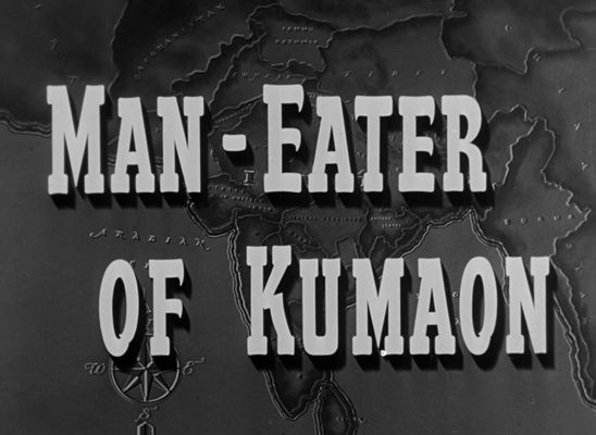 Title screen of Man-Eater of Kumaon