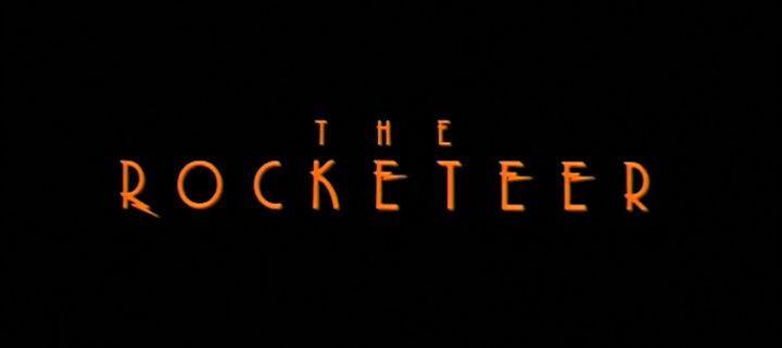 Title screen of The Rocketeer