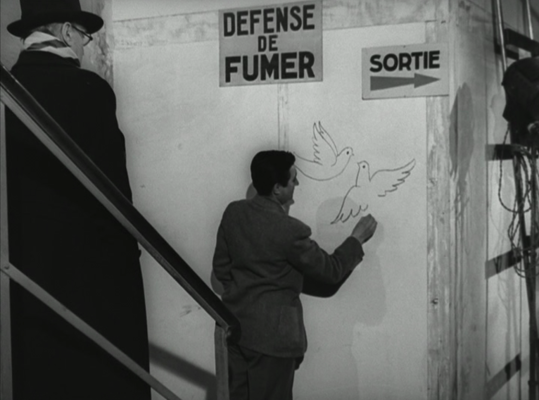 Title screen of Aux deux colombes