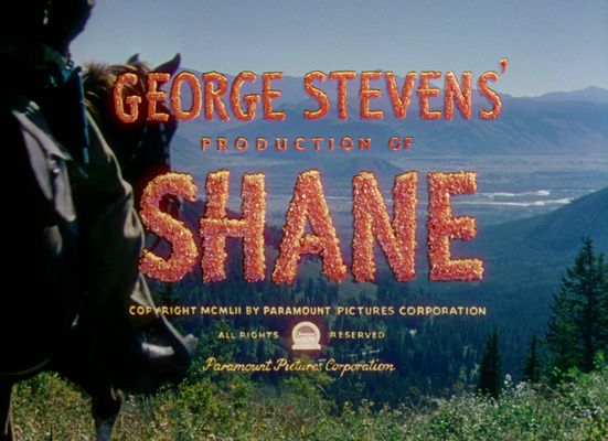 Title screen of Shane
