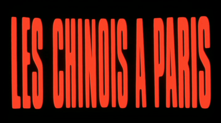 Title screen of Les chinois à Paris