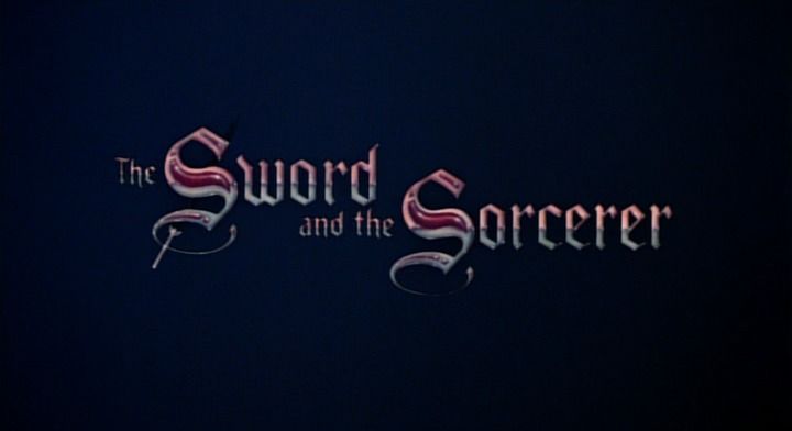 Title screen of The Sword and the Sorcerer