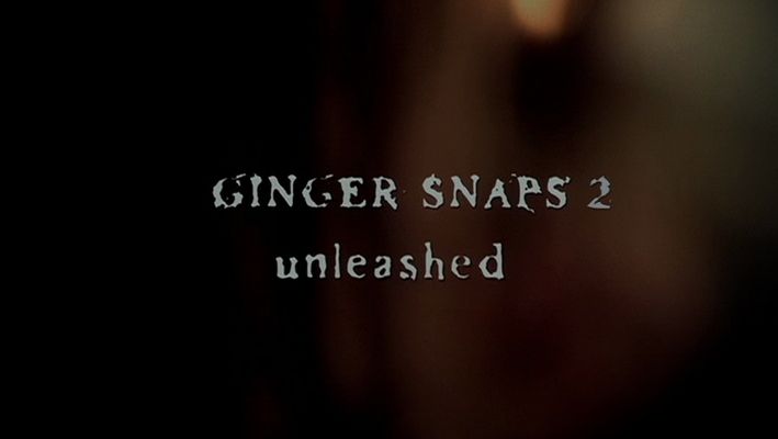 Title screen of Ginger Snaps: Unleashed