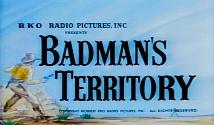 Title screen of Badman's Territory