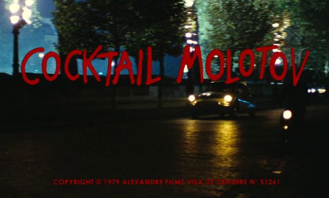 Title screen of Cocktail Molotov