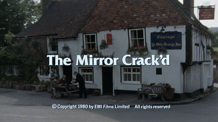 Title screen of The Mirror Crack'd