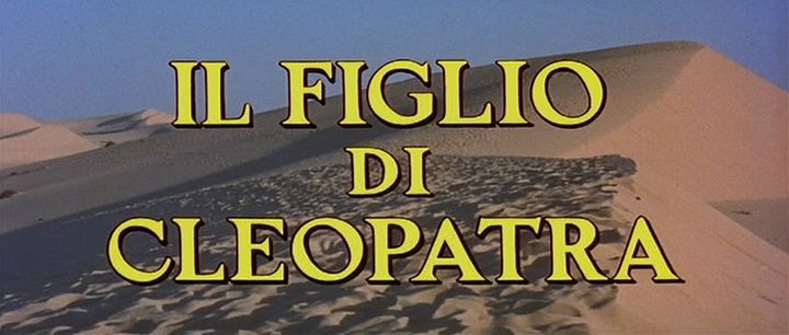 Title screen of Il figlio di Cleopatra