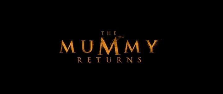 Title screen of The Mummy Returns