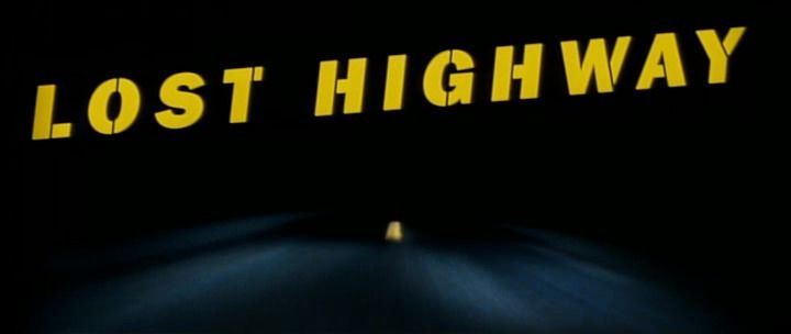 Title screen of Lost Highway