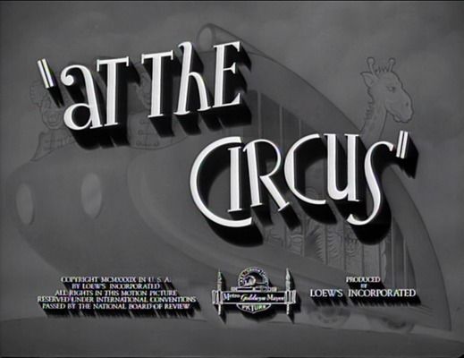 Title screen of At the Circus